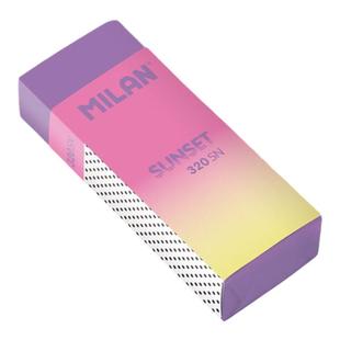 MILAN米兰 西班牙进口学生橡皮用彩色橡皮不留痕大块无屑日落橡皮