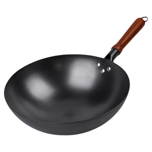 章丘炒菜锅传统铁锅官方旗舰老式炒锅家用不粘锅无涂层燃气电磁炉