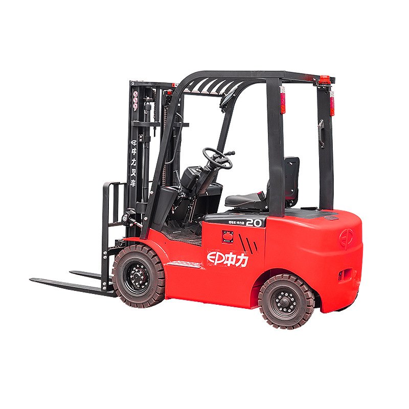 中力2吨锂电平衡重电动堆高车四轮升降搬运车堆高车全电动叉车