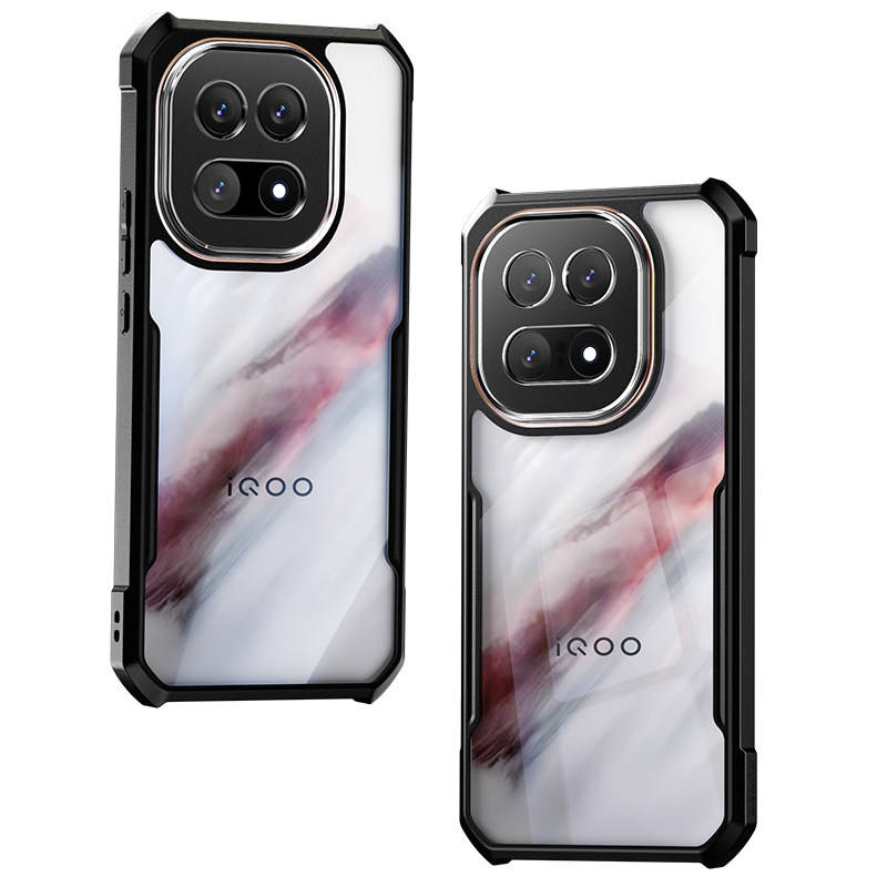 讯迪适用iqoo15手机壳15T新款vivo13防摔保护套10pro+磁吸12镜头全包高级neo11简约ultra磨砂透