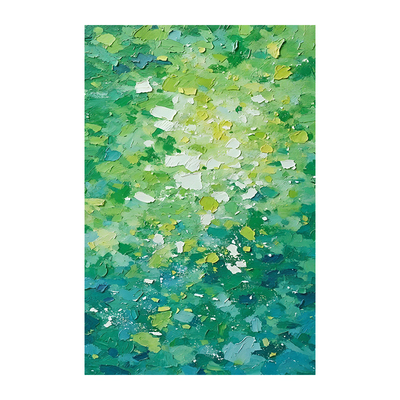 油画风玻璃贴膜防水装饰贴不透人