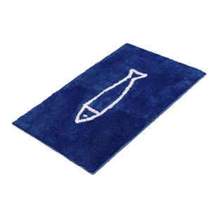 [白色莫奈]北欧风情超软浴室防滑垫卫浴地毯卧室可机洗吸水脚垫