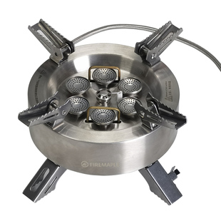 火枫星焰多头分体气炉卡式炉14000W猛火爆炒户外BC露营炉头燃气灶