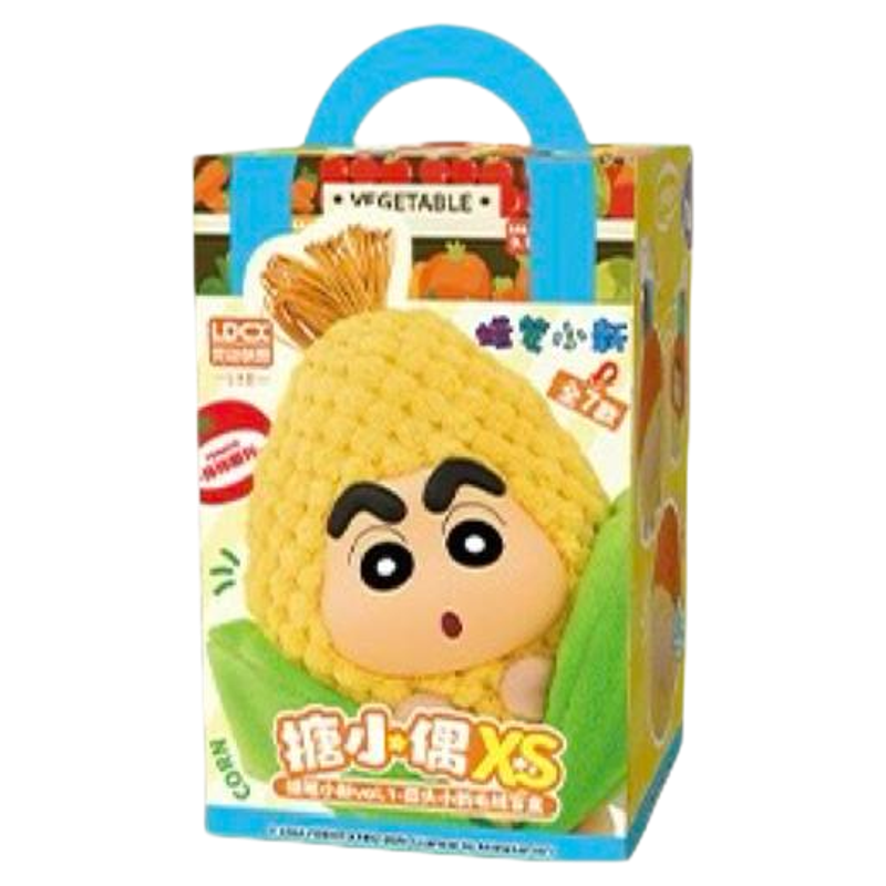 九木杂物社蜡笔小新搪小偶XS搪胶毛绒-菜头小新vol.1玩偶挂件礼物