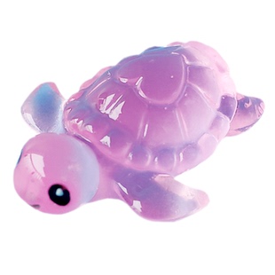 迷你夜光发光小兔子动物摆件树脂小乌龟海豚卡通儿童玩具盲袋礼物