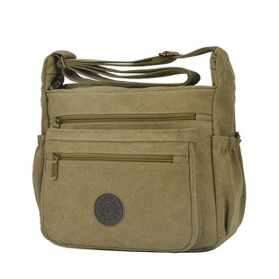 2025新款男包单肩包斜挎包男帆布包休闲斜跨背包简约男士厚实布包