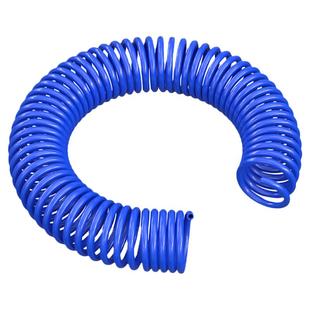 空压机8mm压缩空气PU弹簧气管软管6mm伸缩防爆高压透明螺旋气泵管