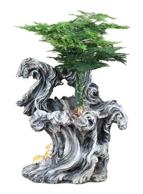 桌面摆件微景观造景植物树脂摆件