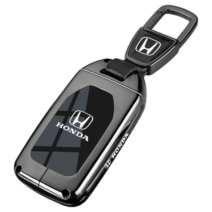 适用本田钥匙套crv思域十代十一雅阁hrv型格皓影xrv冠道车包扣壳