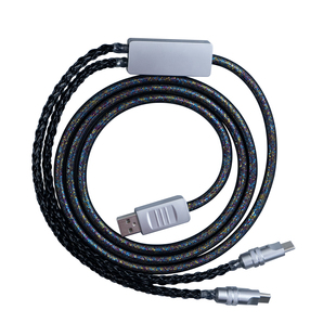 VKP微控派航插线磁轴机械键盘8K回报率硅胶键盘线客制化一拖二