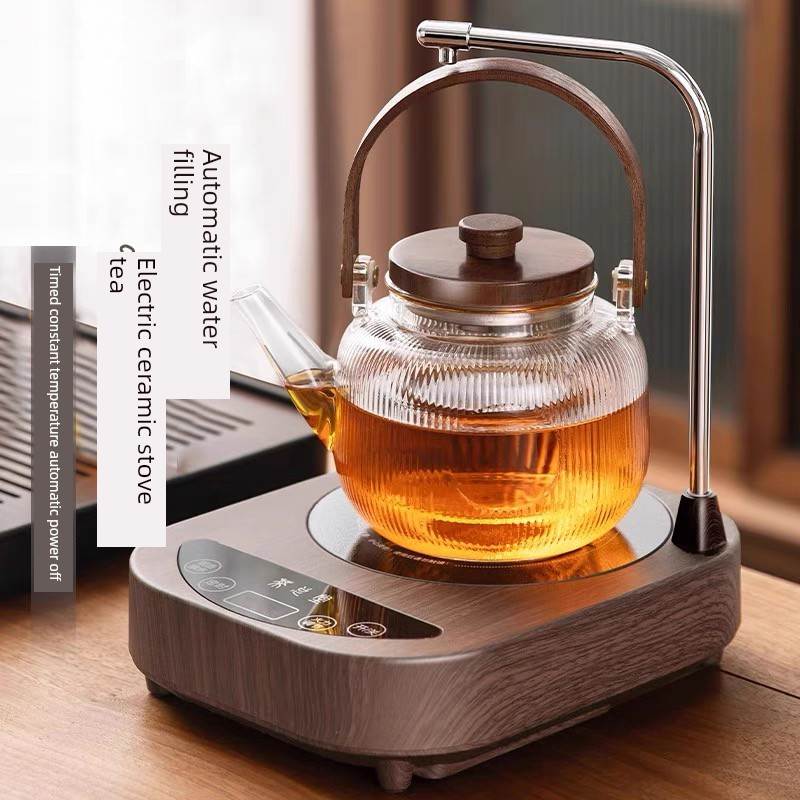 新款煮茶壶煮茶器茶具套组蒸茶自动上水电陶炉玻璃烧水壶泡茶专用