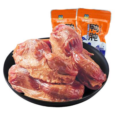 来伊份鸭肫500g零食香辣鸭胗鸭肉