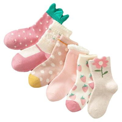 卡拉美拉儿童袜子秋冬新疆棉