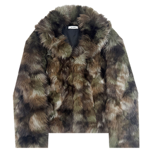 超火超好看环保皮草外套女2025新款海宁爆款洋气年轻款厚毛毛上衣