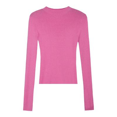 小高领修身毛衣时髦简洁大方