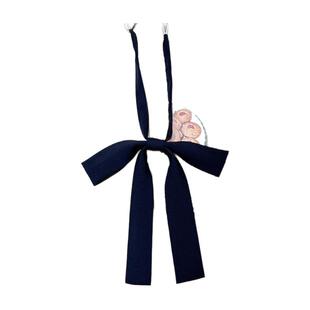 东京岁时记jk女衬衫日系条纹可爱细长柄学生学院风纯色小垂领领结