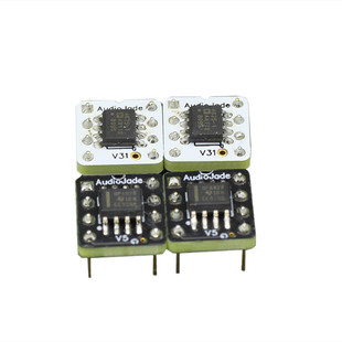 242科氏 创新声卡AE9运放套装 OPA828 加 ADA4625 钯金黄金版