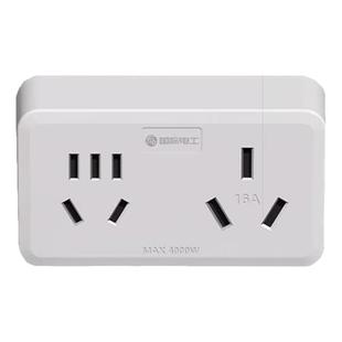 空调插座16A转换头热水器一分二10A和16安插头转换器三孔无线扩展