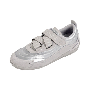 喵唔的天空+4cm内增高秋冬韩系芭蕾德训鞋女魔术贴百搭运动休闲鞋