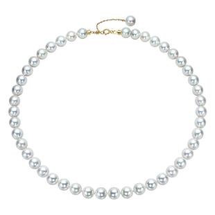 尤珂「珍多宝」天然海水Akoya珍珠项链18K金强光近圆颈链母亲礼盒