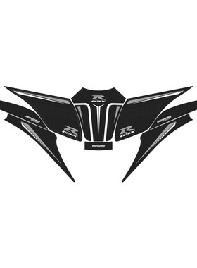 适用铃木GSX250R/250橡胶油箱贴