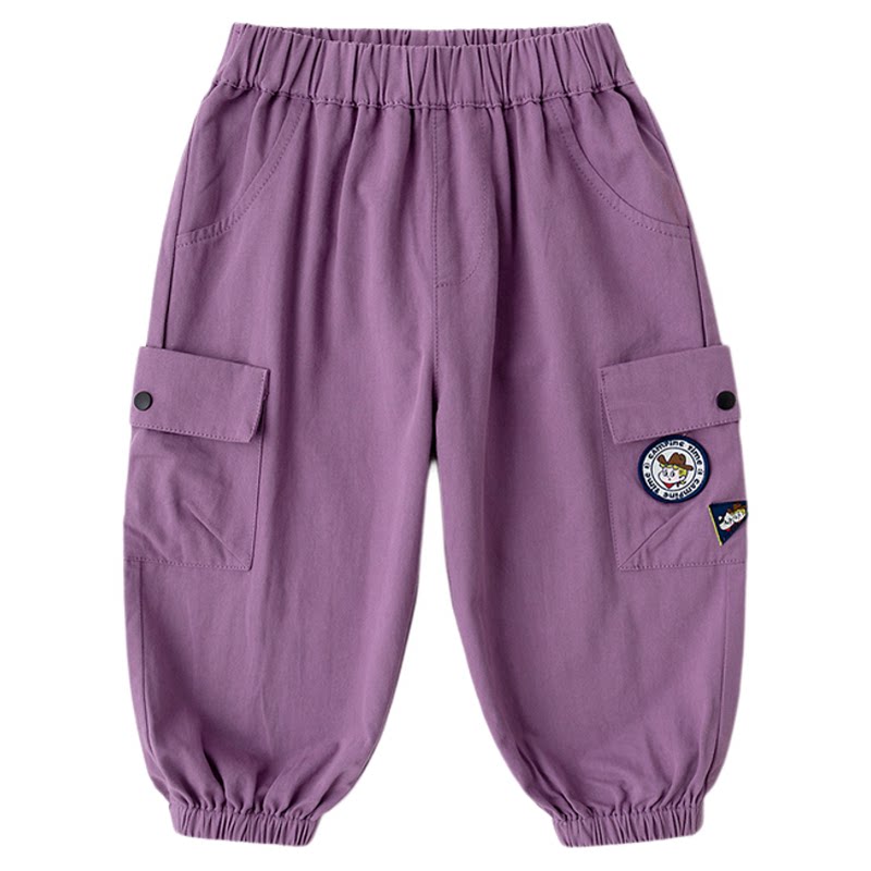 嘟嘟家男童工装裤春秋户外儿童长裤休闲宝宝裤子纯棉春装洋气童装