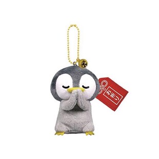 日本正版OST仿真动物开运招财企鹅公仔玩偶毛绒包包挂件钥匙挂饰