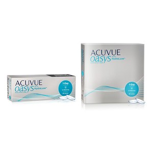 强生安视优欧舒适ACUVUE OASYS硅水凝胶隐形眼镜日抛近视透明30片