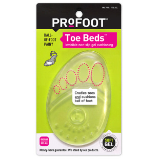 Profoot扁平足后跟足弓支撑鞋垫减震防滑足底半码进口前掌军训