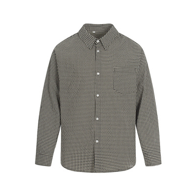 GOGOSOON格子长袖衬衫男2026春秋新款美式复古个性时尚休闲上衣潮