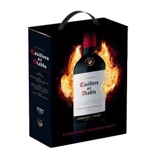 干露红魔鬼赤霞珠干红葡萄酒盒装3L红酒智利进口聚会送礼每日红酒