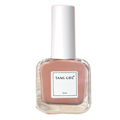 【送底油亮油】指甲油免烤持久2023新款不可撕拉干枯玫瑰冰透裸色