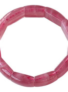 碧雅正品马达加斯加粉晶女款手链