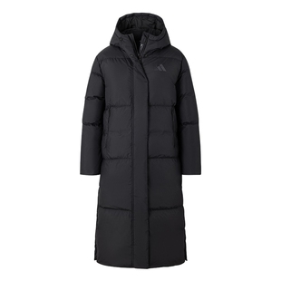 adidas阿迪达斯冬季新款女子W PUFF L DOWN保暖长羽绒服厚JV6197