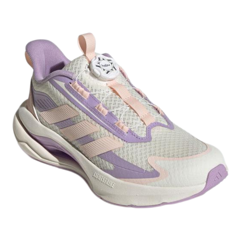 adidas阿迪达斯女童学生中童女孩体测缓震旋钮运动跑步鞋KJ3966