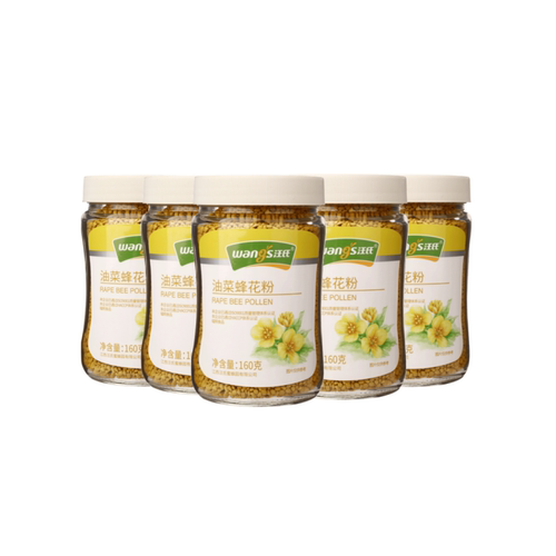 汪氏油菜花粉*5瓶 天然正品青海蜂花粉 旗舰店官方未破壁蜂花粉