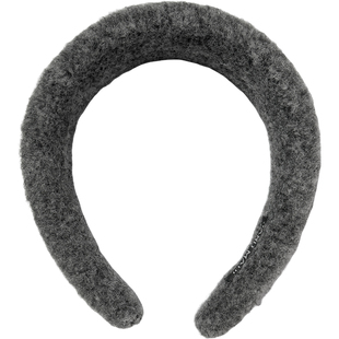 秋冬气质毛呢弧面宽边发箍女蓬松高颅顶洗脸头箍外出百搭发夹发饰