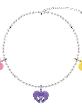 FWISH银珐琅贝珠女原创设计项链