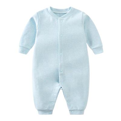 新生儿秋冬季加厚长款包屁哈衣