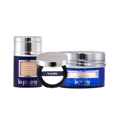 正品小样La Prairie莱珀妮莱伯妮鱼子精华气垫粉底液散粉遮瑕养肤