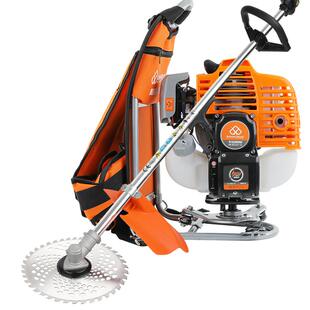 傲威一键电启动割草机背负式汽油机小型多功能二冲程电启动除草机