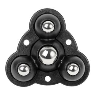 粘贴式万向轮三合一滑轮家用五金家具件底部滚珠滑轮承重耐磨轱辘