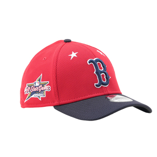 美国代购NEWERA纽亦华MLB全明星3930弯沿全封闭棒球帽波士顿红袜