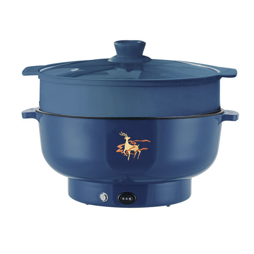 德国全自动电蒸炉一体炒菜电炒锅多功能料理锅蒸煎炒涮不粘电火锅