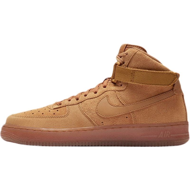 Nike耐克旗舰店AIR FORCE 1空军一号女鞋小麦色AF1休闲板鞋CK0262