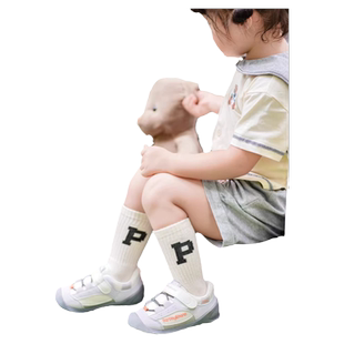 芭比班纳儿童鞋子2025男童春秋运动鞋幼儿园室内鞋宝宝学步机能鞋
