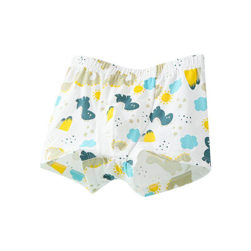 欧孕儿童内裤男童卡通四角短裤夏季纯棉宝宝男女孩小中大童平角裤