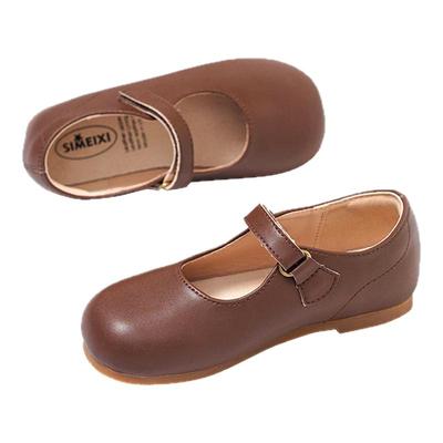 女童2025新款韩版银色单鞋宝宝软底洋气公主鞋潮儿童女孩演出皮鞋