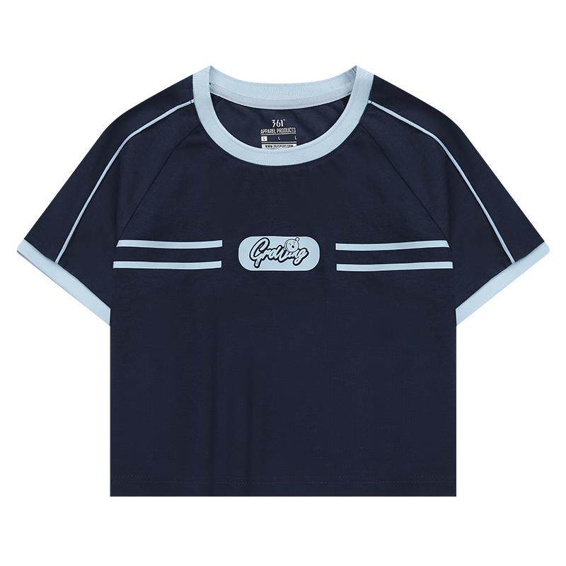 361运动T恤女2026夏季新款超短款冰感棒球服紧身啦啦队服运动短袖