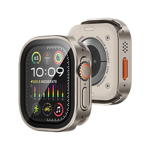 清歌适用AppleWatch11保护壳膜一体防水iWatch10金属Ultra3表壳苹果S11/S10/iWatchUltra2代Se手表壳全包外壳
